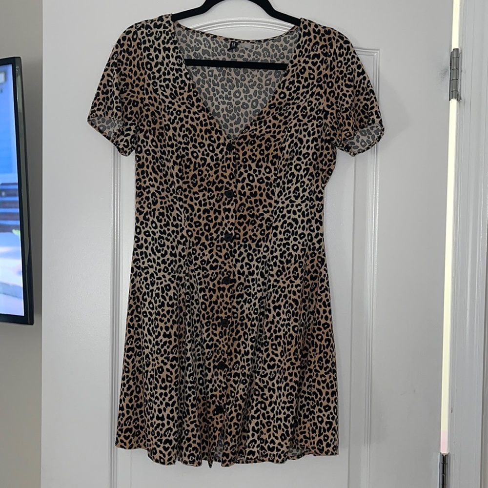 Cheetah Mini Dress